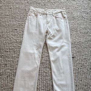 Women’s H&M ecru jeans